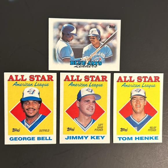⚾️Toronto Blue Jays 1988 TOPPS Chewing Gum 32 Card Set (Baseball) - Picture 6 of 7